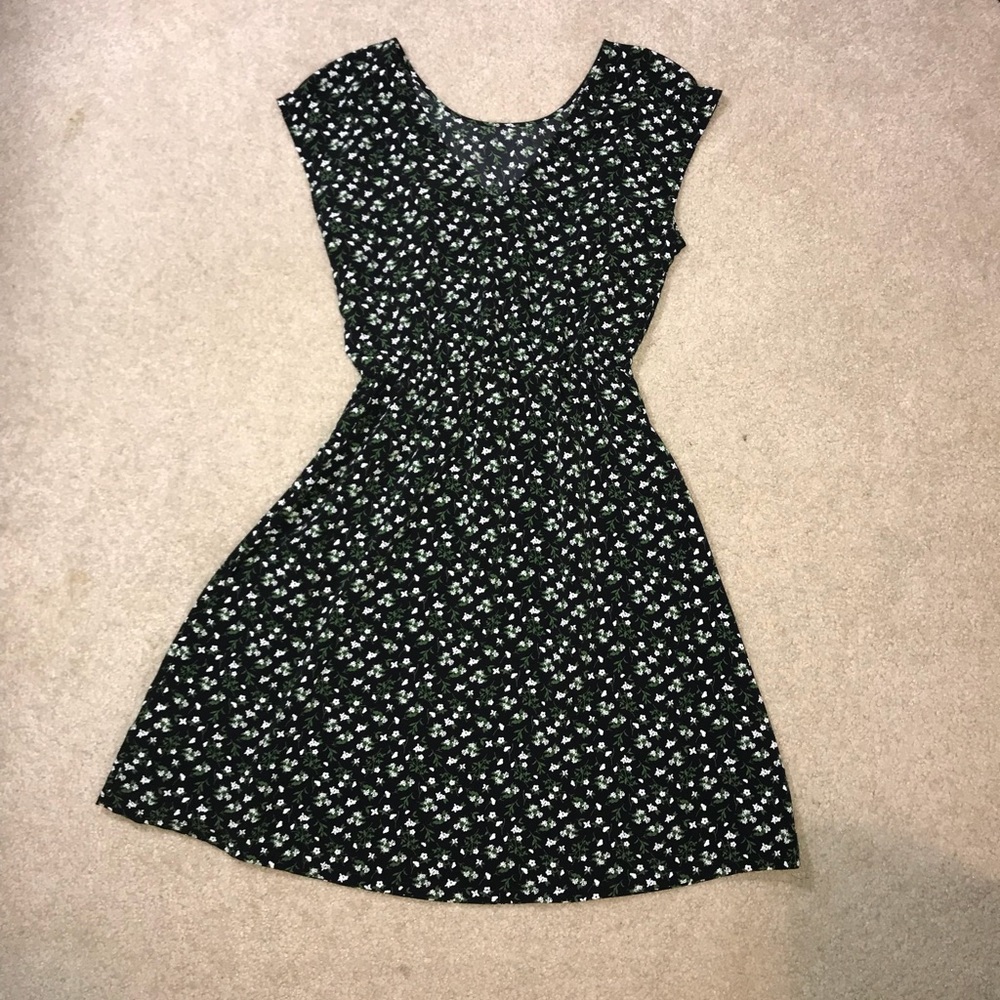 A flowery dress